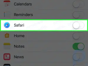 Как остановить синхронизацию данных iPhone Safari с iCloud