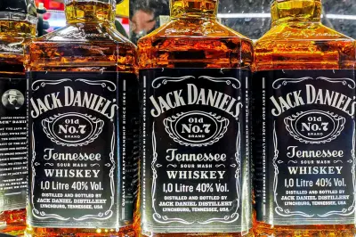 Las acciones de Brown-Forman caen a medida que las ventas de whisky Jack Daniel's caen y los ingresos caen