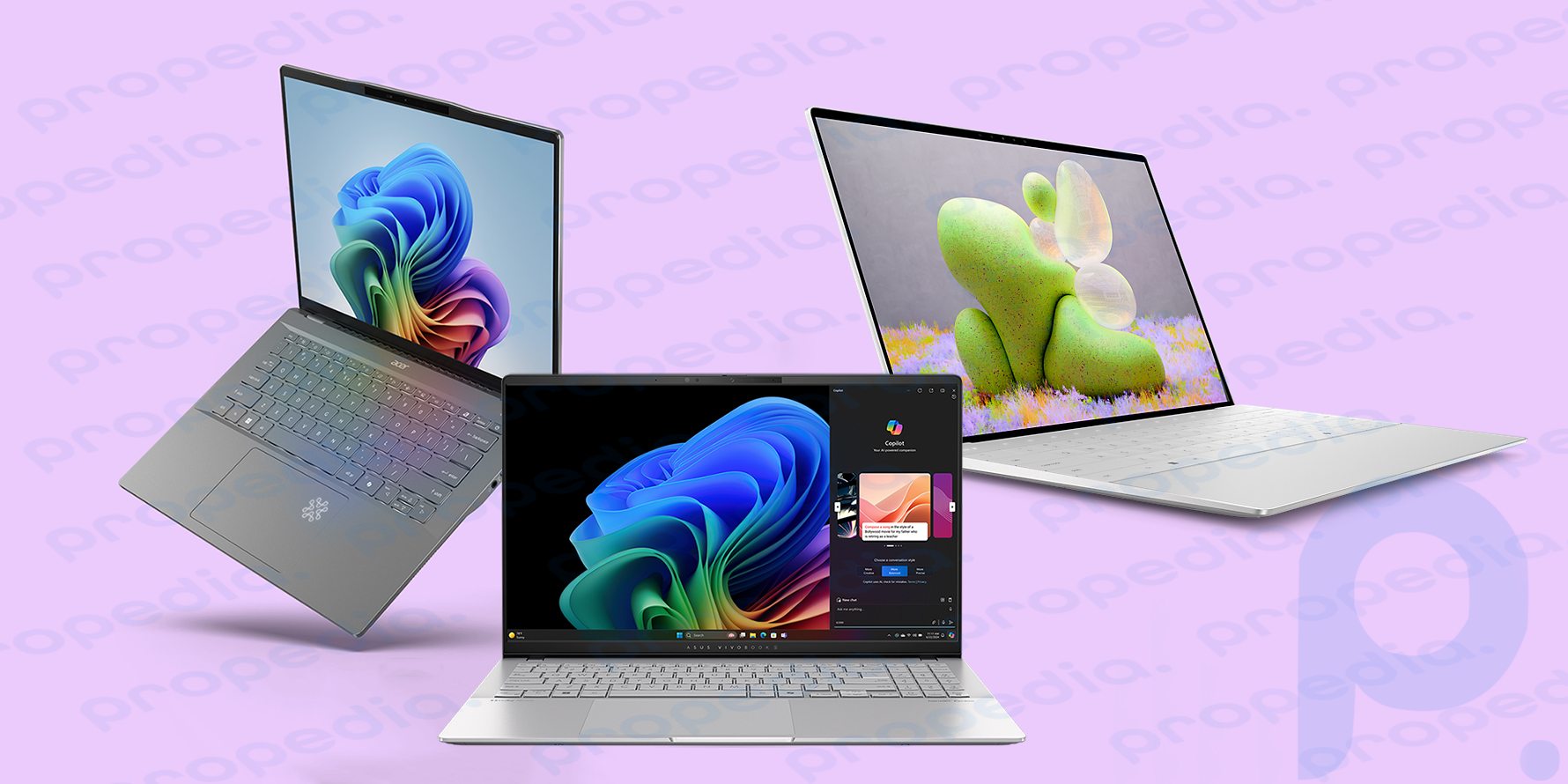Acer Swift 14 AI, Asus Vivobook S15 OLED e Dell XPS 13 — notebooks com ARM