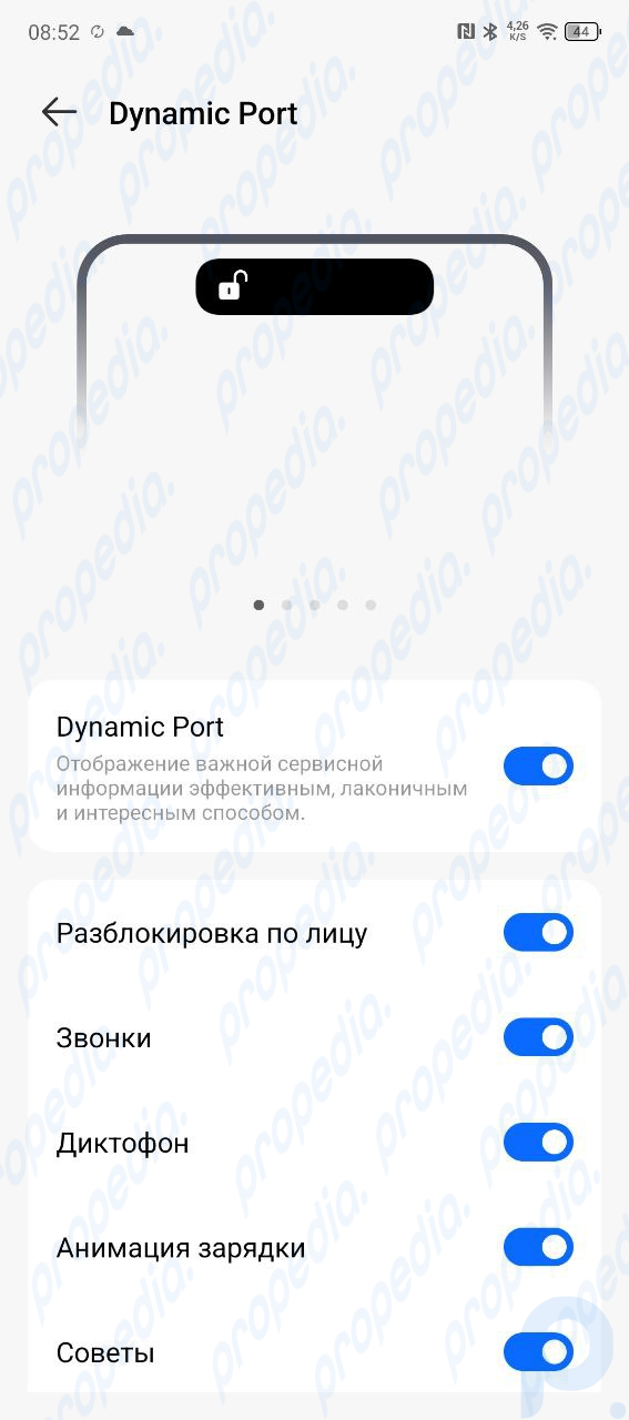 Dynamic Port settings
