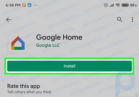 ステップ 2 Android または iPhone に Google Home アプリをダウンロードしてインストールします。