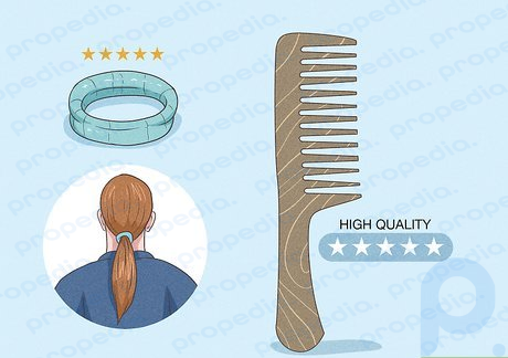 Step 6 Invest in high-quality grooming items meant for your hair type.