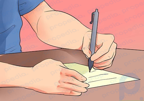 Step 7 Write a letter to a family member.