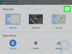 Comment désactiver la vue satellite sur Google Maps sur iPhone ou iPad