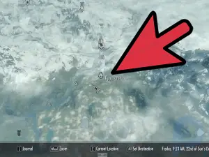 Como usar o mapa do jogo em Skyrim