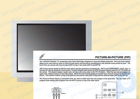 Étape 1 Assurez-vous que votre téléviseur prend en charge l'image dans l'image.