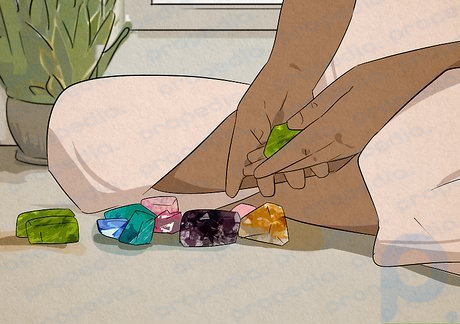 Step 6 Avoid charging your crystals.