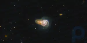 Le télescope Hubble a montré la « collision » de deux galaxies spirales