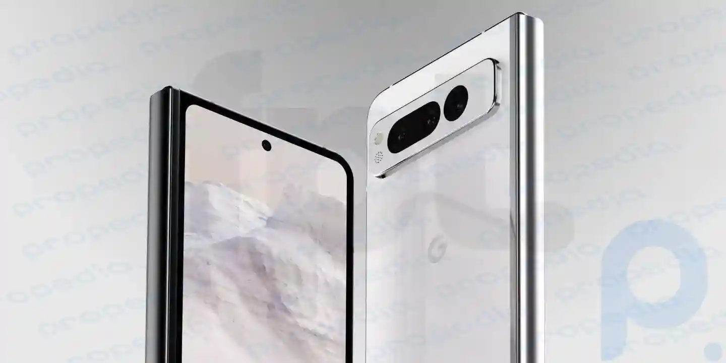 Renderings of the Pixel Fold, Google's first foldable smartphone, have appeared on the Internet: