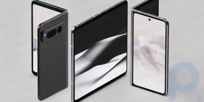Renderings of the Pixel Fold, Google's first foldable smartphone, have appeared on the Internet: