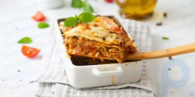 Recettes : lasagnes à la viande hachée et au fromage