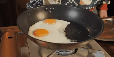 Cómo freír huevos
