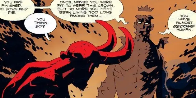 Hellboy : Hellboy ressemble à un monstre