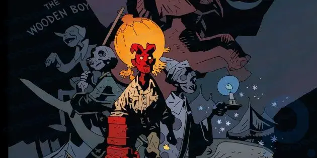 Hellboy: Rothäutiges, dämonenähnliches Wesen