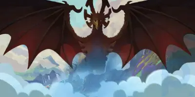 11 dessins animés colorés sur les dragons pour les amateurs de fantasy