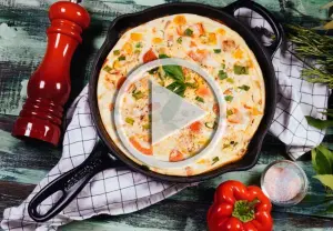Omelett mit Schinken – ein herzhaftes Frühstück::: oder Abendessen?