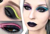 Neon eyeliner, Instagram kullanıcılarının (Rusya'da yasaklanan aşırılık yanlısı bir örgüt) yeni bir makyaj hilesidir: