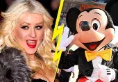 Escándalo en Disneyland: Christina Aguilera se peleó con Mickey Mouse