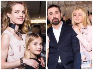 Vodianova, eşi ve çocuklarıyla birlikte yeni H&M butiğinin açılışında laik Moskova'yı büyüledi
