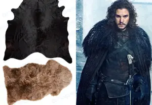I have an idea! Fur coats of Game of Thrones characters are made from Ikea carpets