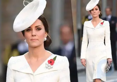 Kate Middleton suffered a fashion fiasco by wearing her daughter's christening dress to the ceremony in Belgium