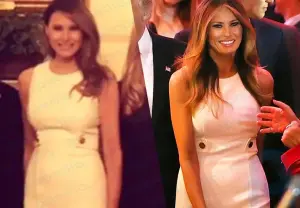 Melania Trump broke her biggest fashion rule by wearing the same dress twice