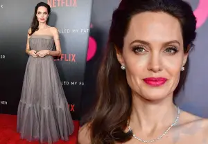 Angelina Jolie çarpıcı bir Dior elbisesiyle modanın intikamını aldı