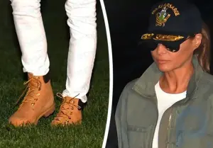 Näher am Volk: Melania Trump trug zum ersten Mal in ihrem Leben Timberland-Stiefel