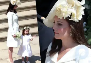 Kate Middleton paradan tasarruf etmeye karar verdi ve Prens Harry ve Meghan Markle'ın düğünü için onu daha önce defalarca gördüğümüz bir kıyafet giydi: