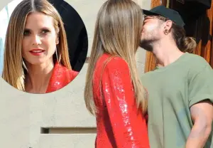 Young blood: evidence of an affair between 44-year-old Heidi Klum and 28-year-old Tom Kaulitz has appeared on the Internet