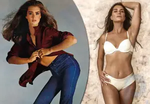 À 15 ans, Brooke Shields a posé pour Calvin Klein en tenue vestimentaire, et à 52 ans, elle a montré son corps parfait en se déshabillant jusqu'à mettre ses sous-vêtements: