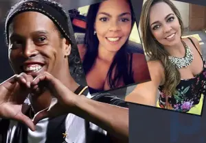 El futbolista Ronaldinho planea casarse con dos chicas a la vez, con las que vive juntos desde hace muchos años: