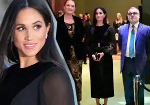 Markle apareció sola en el evento por primera vez como miembro de la familia real, pero los fanáticos encontraron su atuendo modesto: