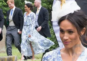 Üzerinize uymayan bir elbise ve garip bir şapka: Meghan Markle, Lady Di'nin yeğeninin düğününde moda hatası yaptı
