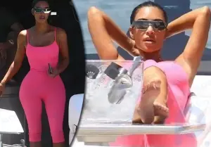 Cache la cellulite ? Pourquoi Kim, qui a soudainement perdu du poids, prend-elle le soleil non pas en bikini, mais en combinaison ?