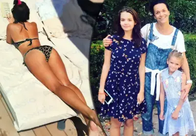 Em seu Instagram (uma organização extremista proibida na Rússia), a filha de 18 anos de Slava parece uma garota instantânea sexy, mas na página de sua mãe ela parece uma adolescente comum