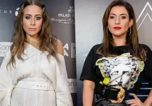 Brand Awards-2020: Baranovskaya wore a spectacular white dress, and Jasmine wore a leather mini