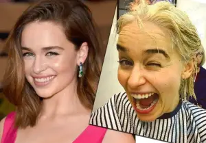 Emilia Clarke dyed her hair blonde and finally turned into Daenerys Targaryen