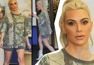 Kim Kardashian trug Shorts und enttäuschte die Fans erneut mit ihren „schlaffen“ Beinen