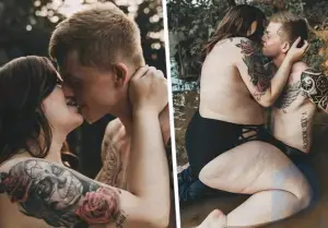The plump girl became famous on the Internet thanks to a candid photo shoot with her fiance