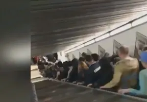 Rus futbol taraftarları Roma metrosunda yürüyen merdivenin çökmesinden sorumlu tutuldu