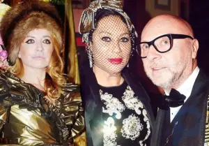 Laik Moskova, markanın Milano'daki couture şovunda Dolce&Gabbana'yı destekledi