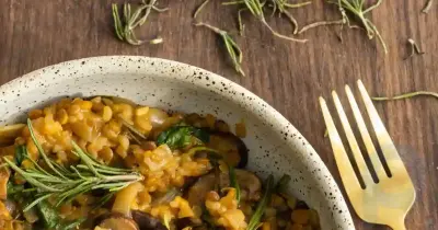 Alles Geniale ist schlank: Ein herzhaftes Linsenrisotto zubereiten