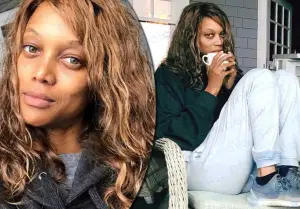 Bem-vindo à Zumbilândia! Tyra Banks assustou seguidores com foto sem maquiagem ou penteado