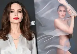 „Das Blut kehrt in meinen Körper zurück“: Die 44-jährige Angelina Jolie posierte völlig nackt