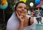 Natasha Koroleva once again put on her bridal veil in honor of her 13th wedding anniversary