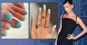 Uñas color Tiffany: pedicura para quienes sueñan con unas vacaciones en las Maldivas