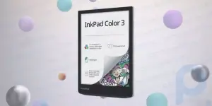 PocketBook introduced the InkPad Color 3 e-reader with an E-Ink color screen and moisture protection