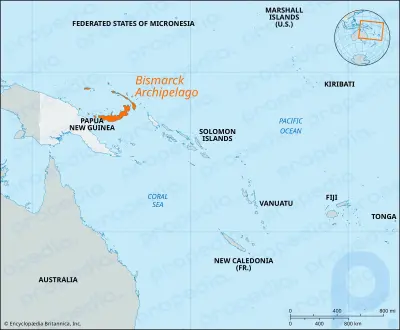 Архипелаг Бисмарка: острова, Папуа-Новая Гвинея