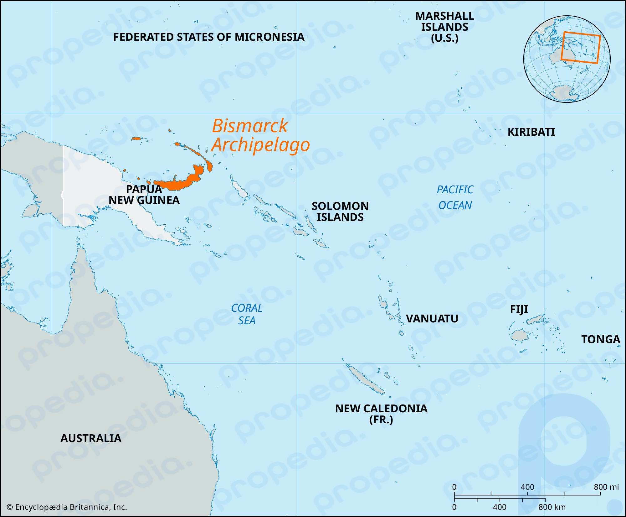 Архипелаг Бисмарка, Папуа-Новая Гвинея